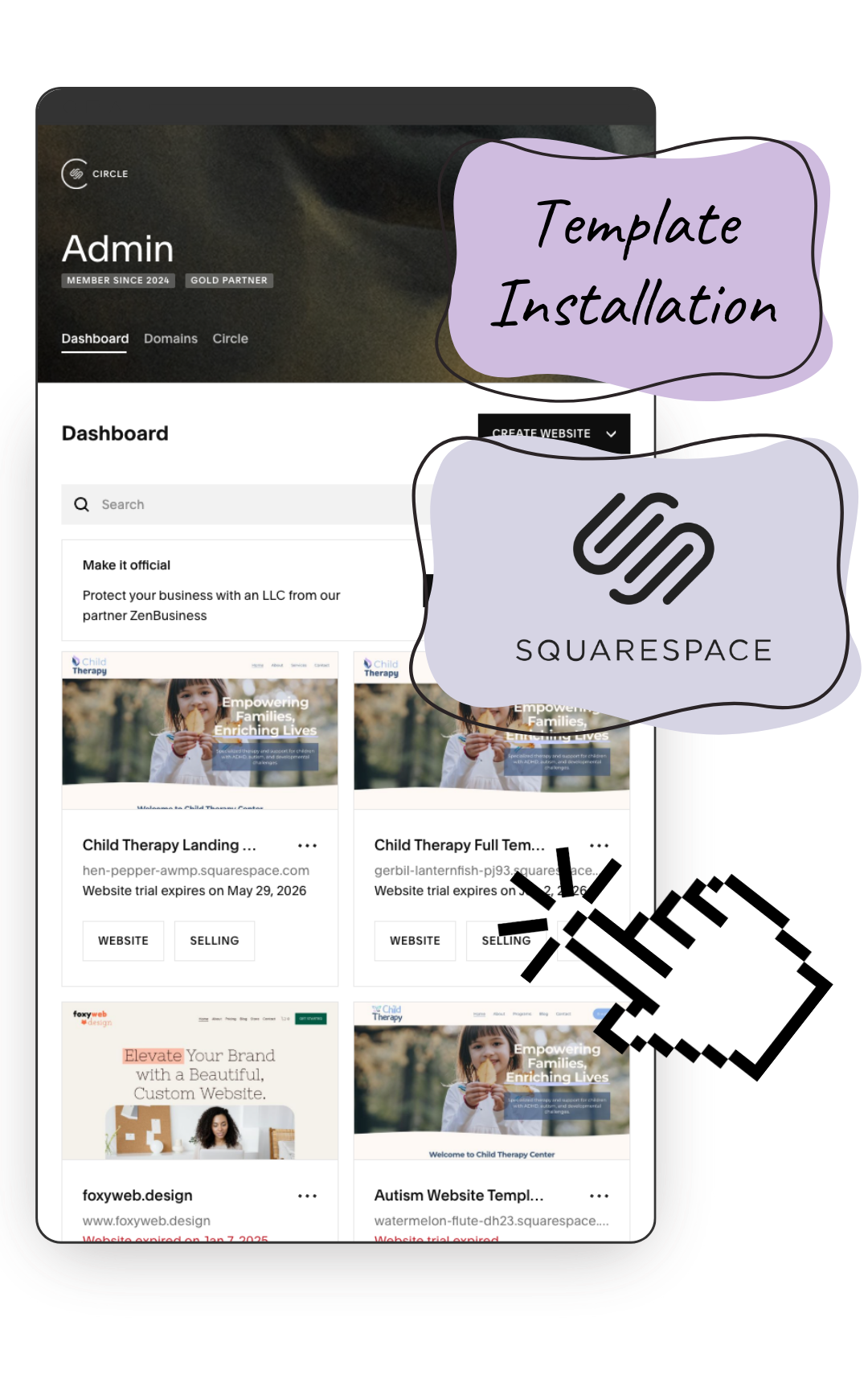 Squarespace Template Installation